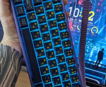 My Cyberpunk inspired keyboard