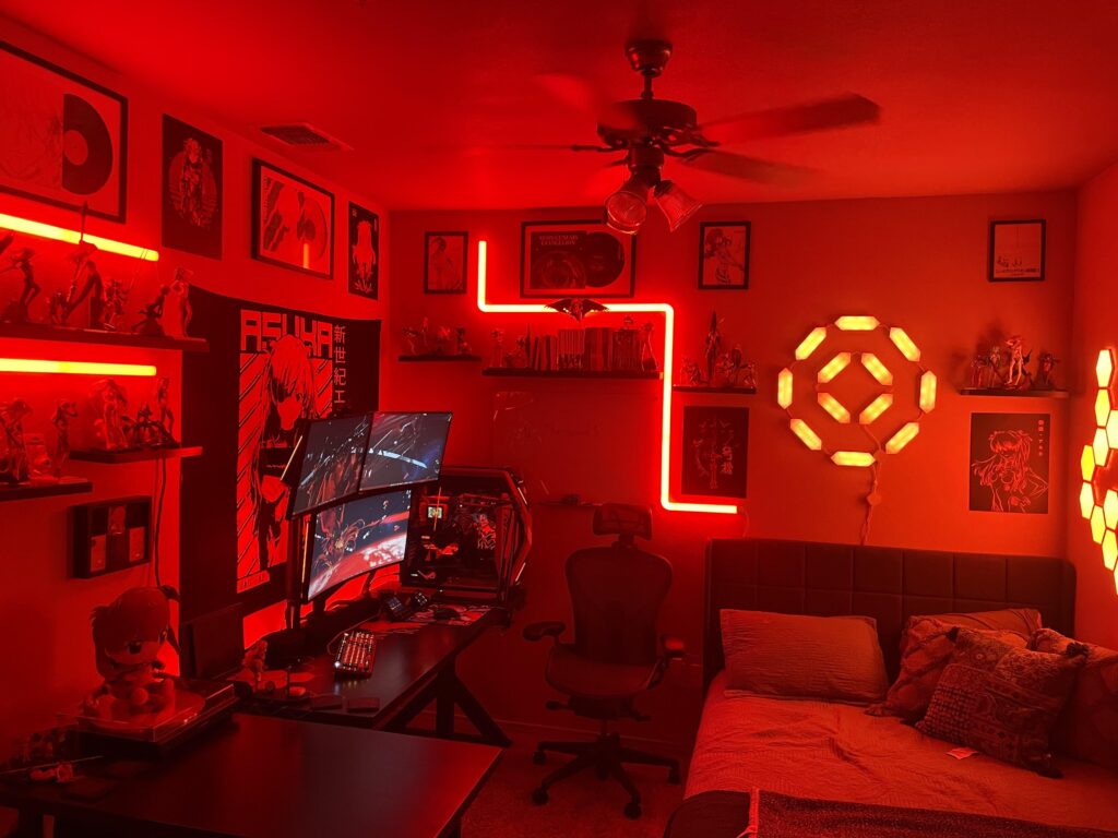 Finished my Custom Eva-02 Themed Battlestation