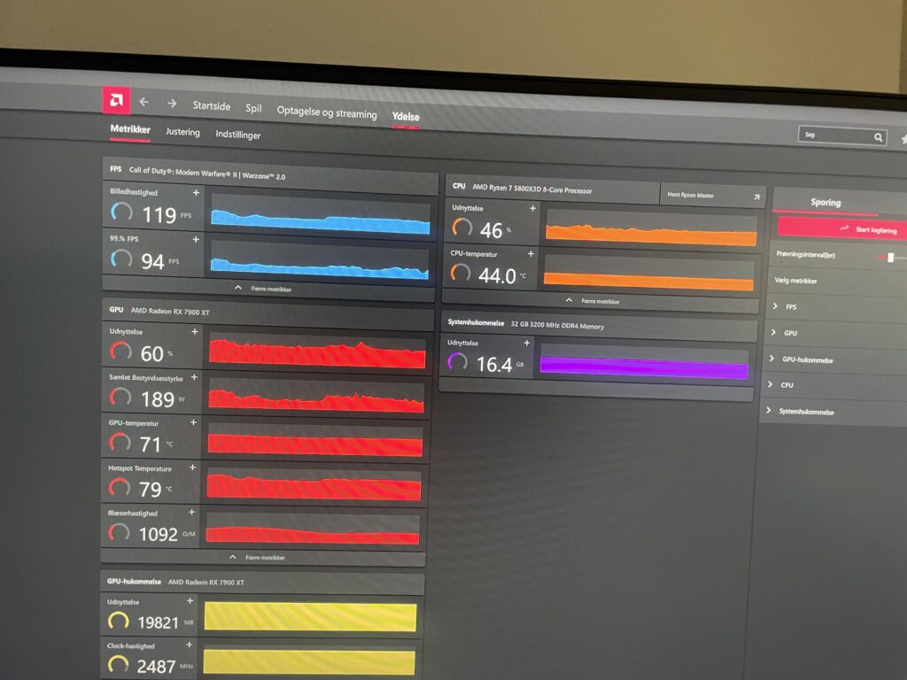 Performance in warzone is bad