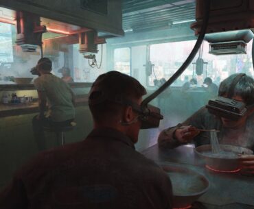Neo Tokyo Interior - VR Ramen Shop by Noel Martins