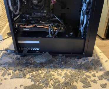 Not my lucky day. Glass panel exploded in my hands as I put it back on my PC.