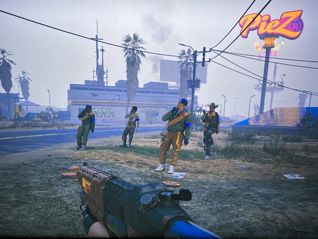 Found these 4 6 Street Gang members leaning on nothing and smoking a cigarette.
