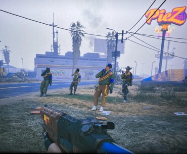 Found these 4 6 Street Gang members leaning on nothing and smoking a cigarette.