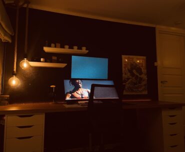My new cozy game station