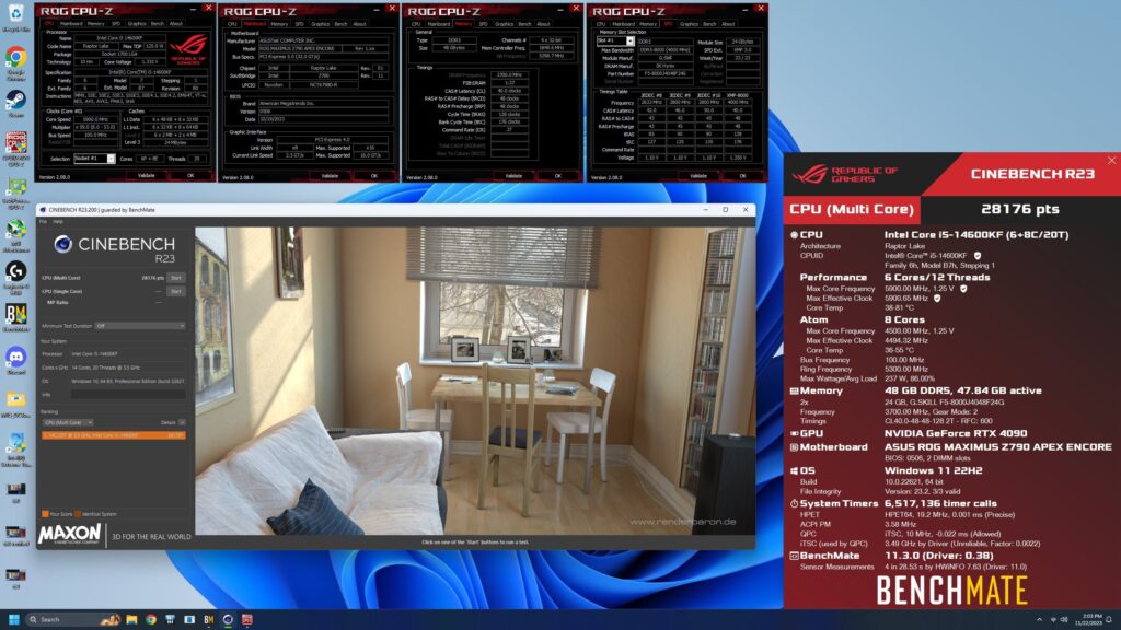 14600KF 5.9 GHz all core!