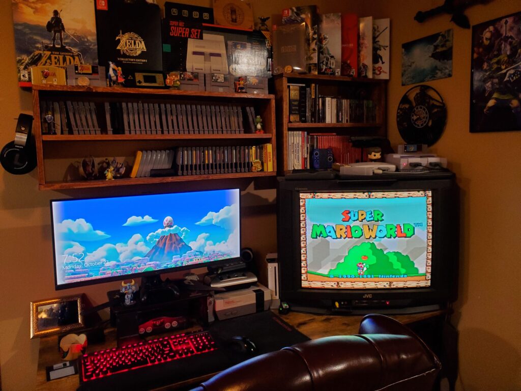 My Retro and Modern Battlestation.