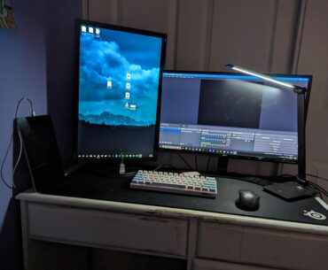 Just need a better desk.