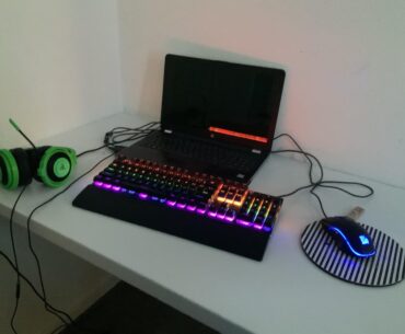Gaming setup over the years