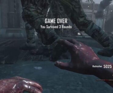 Why doesn’t Richtofen just use his arms to help himself stand up? Is he stupid?