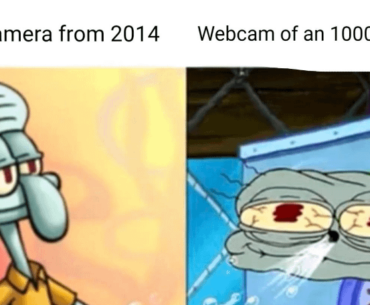 Built-in webcams with quality from 20 years ago