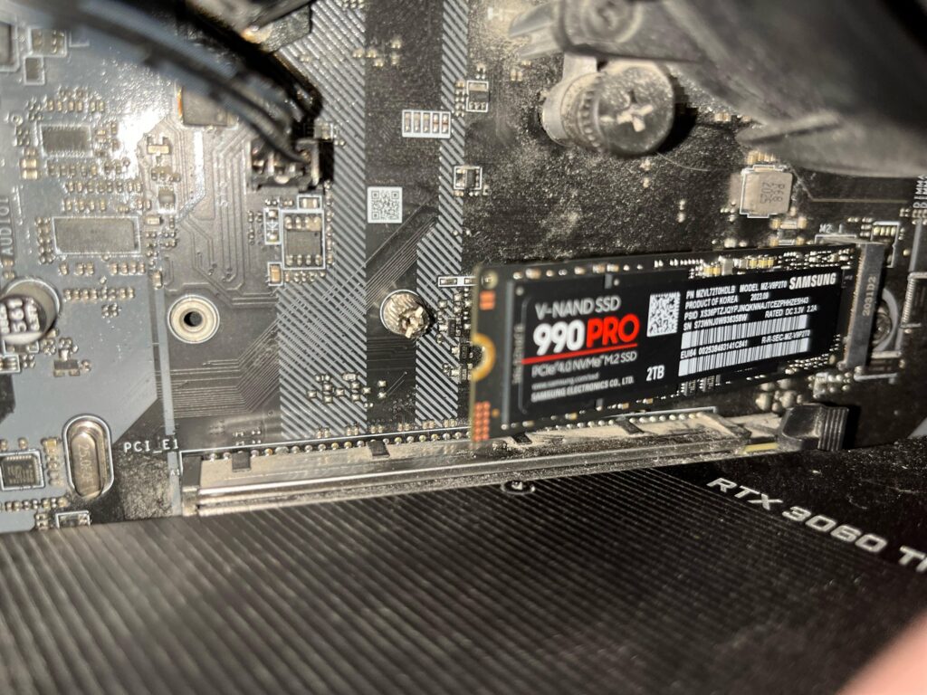 M.2 ssd screw isn’t there, can I just tape it down or do I need to find a new screw?
