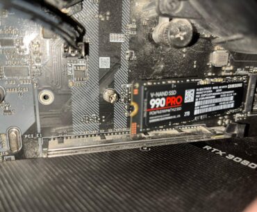 M.2 ssd screw isn’t there, can I just tape it down or do I need to find a new screw?