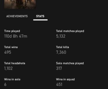 What are your PUBG stats? 📈