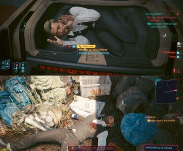 Anyone else stumble across Alex’s body? He shows up with the rest of the garbage if you refuse to rescue him from the trunk… and deliver him to the Tygers instead.