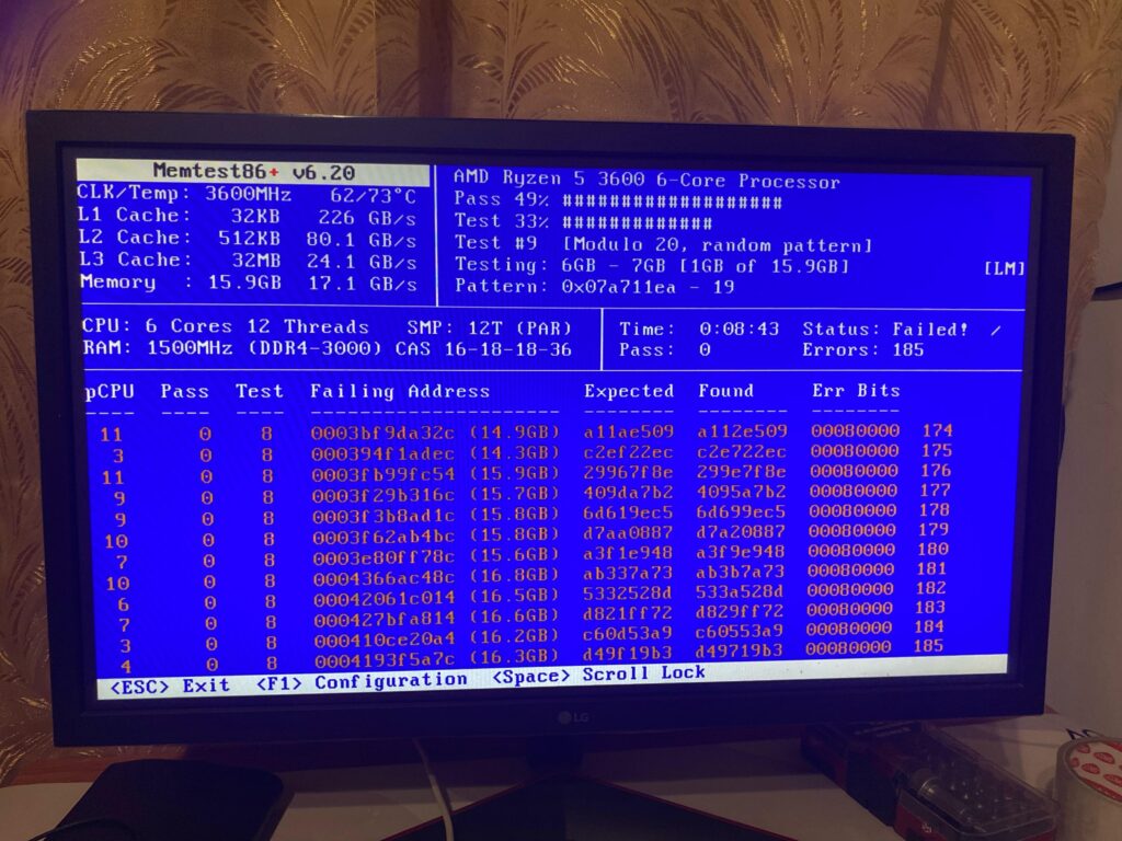 How to read memtest86+? How to read memtest86+?