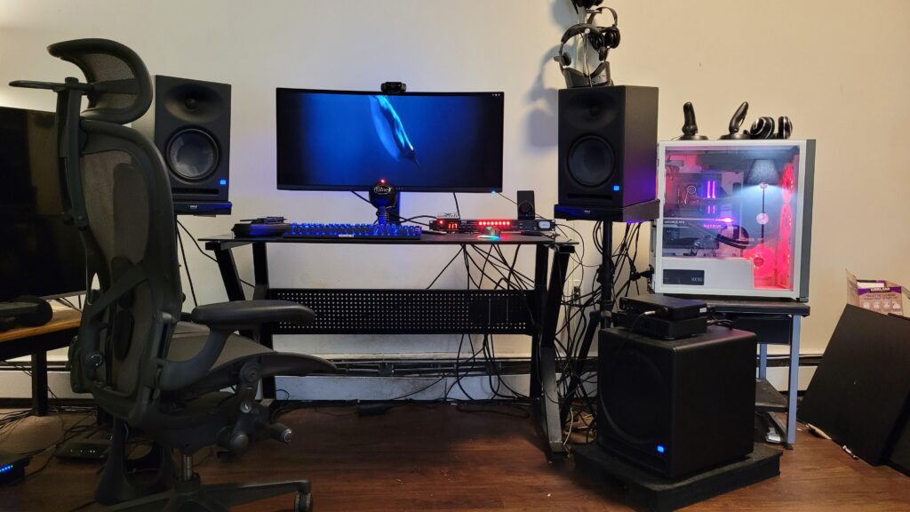 Crappy apartment because I spend all my money on gear