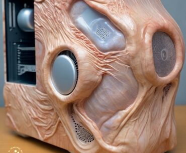 Rate my new rig (AI created PC wrapped in human skin)