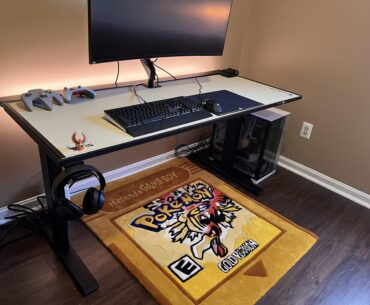 A work in progress, I just bought a home but we've come far! Still working on cable management. Struggling with that.