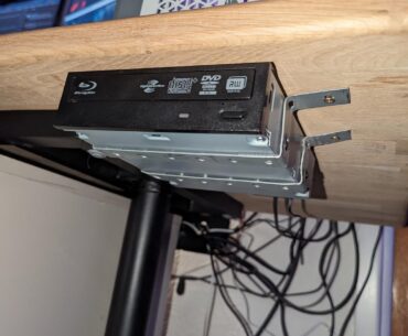 I have mounted a underdesk bluray 5.25" drive AMA