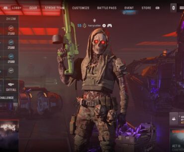 Off work sick all week = zombie grind time!