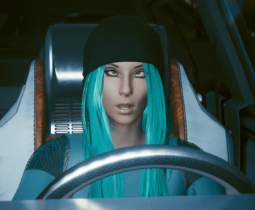 V's face glitched out when riding the Delamain cab, what could be the cause?