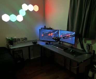 How can I better arrange this so my pc is less hidden?