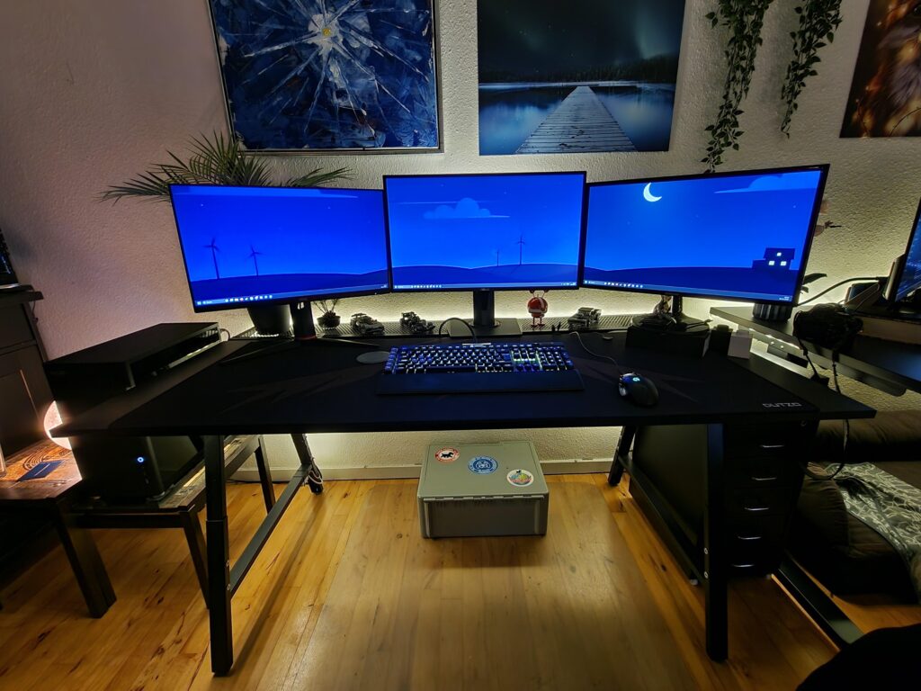 My gaming battle station.