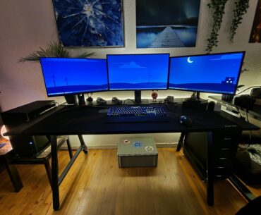 My gaming battle station.
