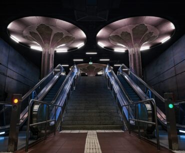Subway in Frankfurt Germany