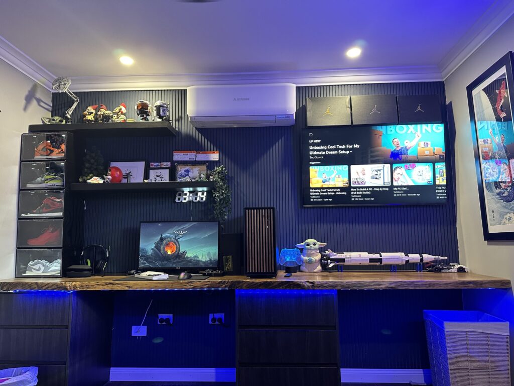 My gaming and school work station.