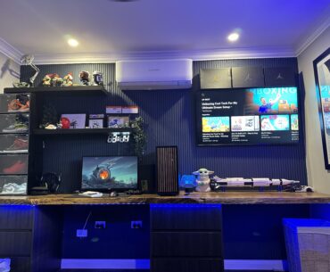 My gaming and school work station.