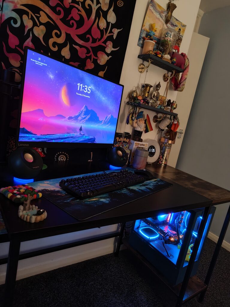 My maximalist cosy setup