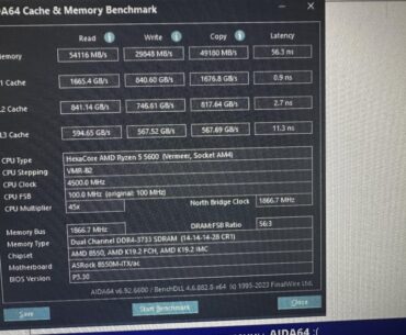 Memory overlock question 3733 cl14