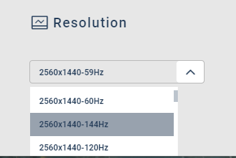 This whole time my monitor was at 59Hz instead of 144Hz