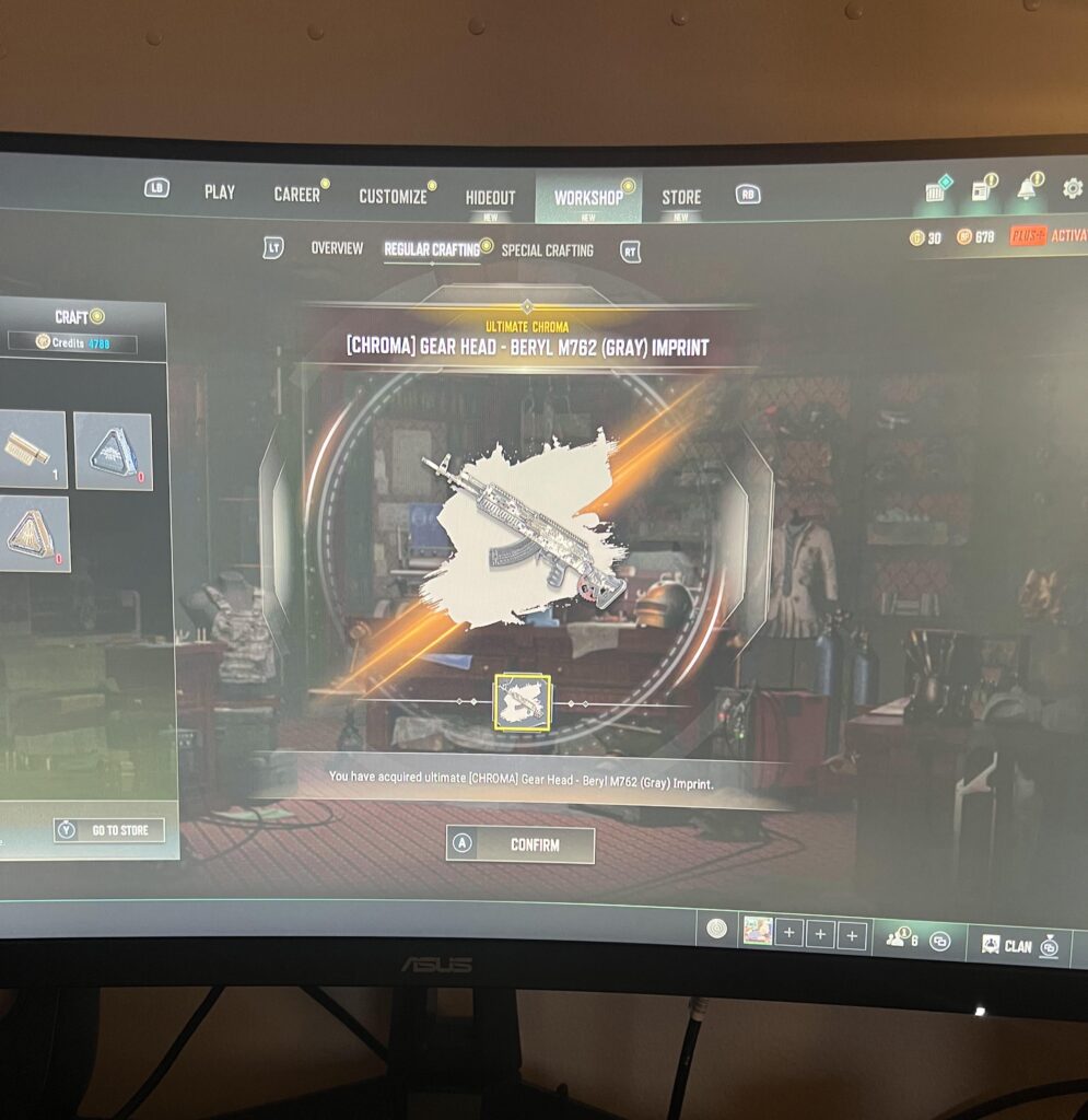 So back when the gear head first came out I got it first contraband crate I opened. I just got this first try too no joke 😂✌️