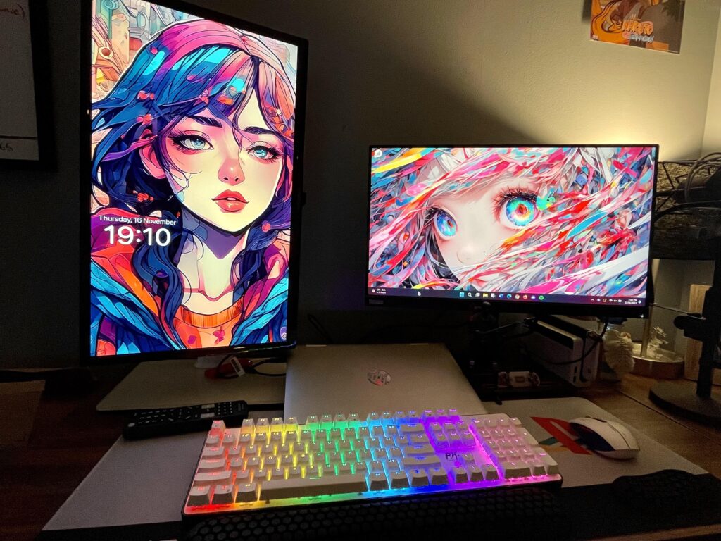 Setup for school/coding/play