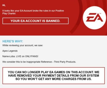 My entire EA account was just banned for my username. I just lost access to all EAPlay games on my PC game pass.