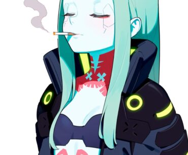 Smoking a cigarette (By Lividy)