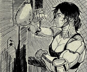 sketching for a comic project