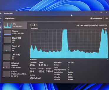 Does anyone know why for the first time ever, my 13900k cpu is bottling when nothing is open? This has never happened before..