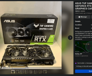 Found this used 3080 on facebook market place for $500 ($325 USD) is this a good price?