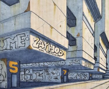 Housing project, from my sketchbook.