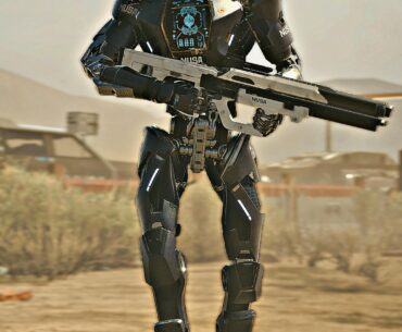 Devs did not have to go this hard designing the NUSA's robots bodyguard, they look MENACING