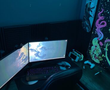 Still along ways to go but my first pc setup is coming along