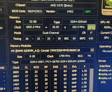 RAM running at half speed