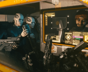 who are these guys in a taxi in the E3 2018 trailer? are they in the game and is the taxi some kind of earlier version of delamain?