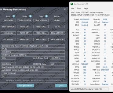 DDR5 6000, CL30, 2200 FCLK - High Latency