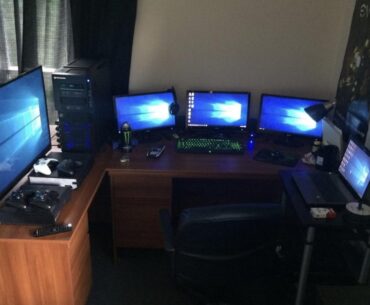 My setup from 2015 compared to setup in 2022.