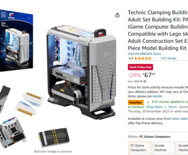 Why choose when you can have both?😎 Whether you're a fan of classic computer or crave the thrill of gaming, we've got you covered! Till Nov.27th, Pantasy brick built toys are on sale with the BIGGEST discounts of the year!💰💰 Check out the links in comment!
