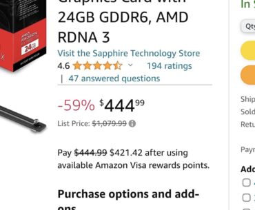 Saw this insane deal on Amazon and immediately copped. Sadly it was a mistake and they cancelled my order